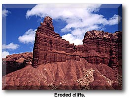 Rocks in Capitol Reef.