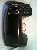 Front view, lower dismounted, vent open.