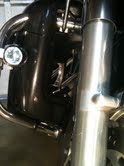 Front view, lower mounted, vent open.